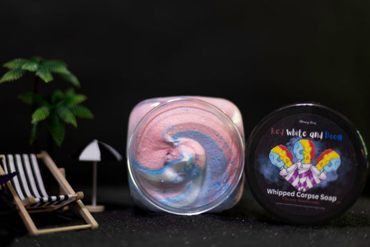 Red White and Doom-Whipped Corpse Soap-Summer Collection